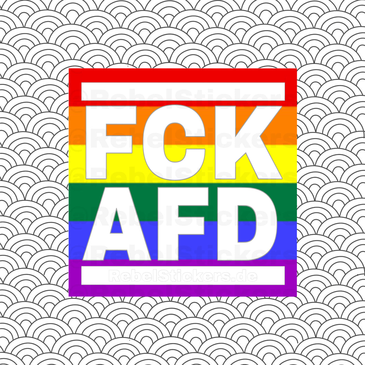 Sticker „FCK AFD“