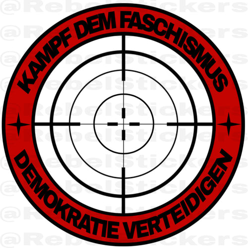 Sticker „Demokratie Verteidigen“ Transparent