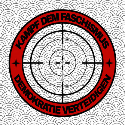 Sticker „Demokratie Verteidigen“ Transparent