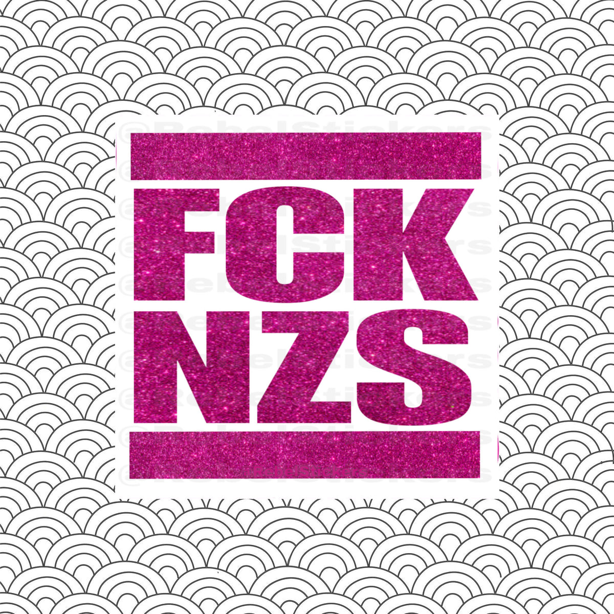 Sticker „FCK NZS“