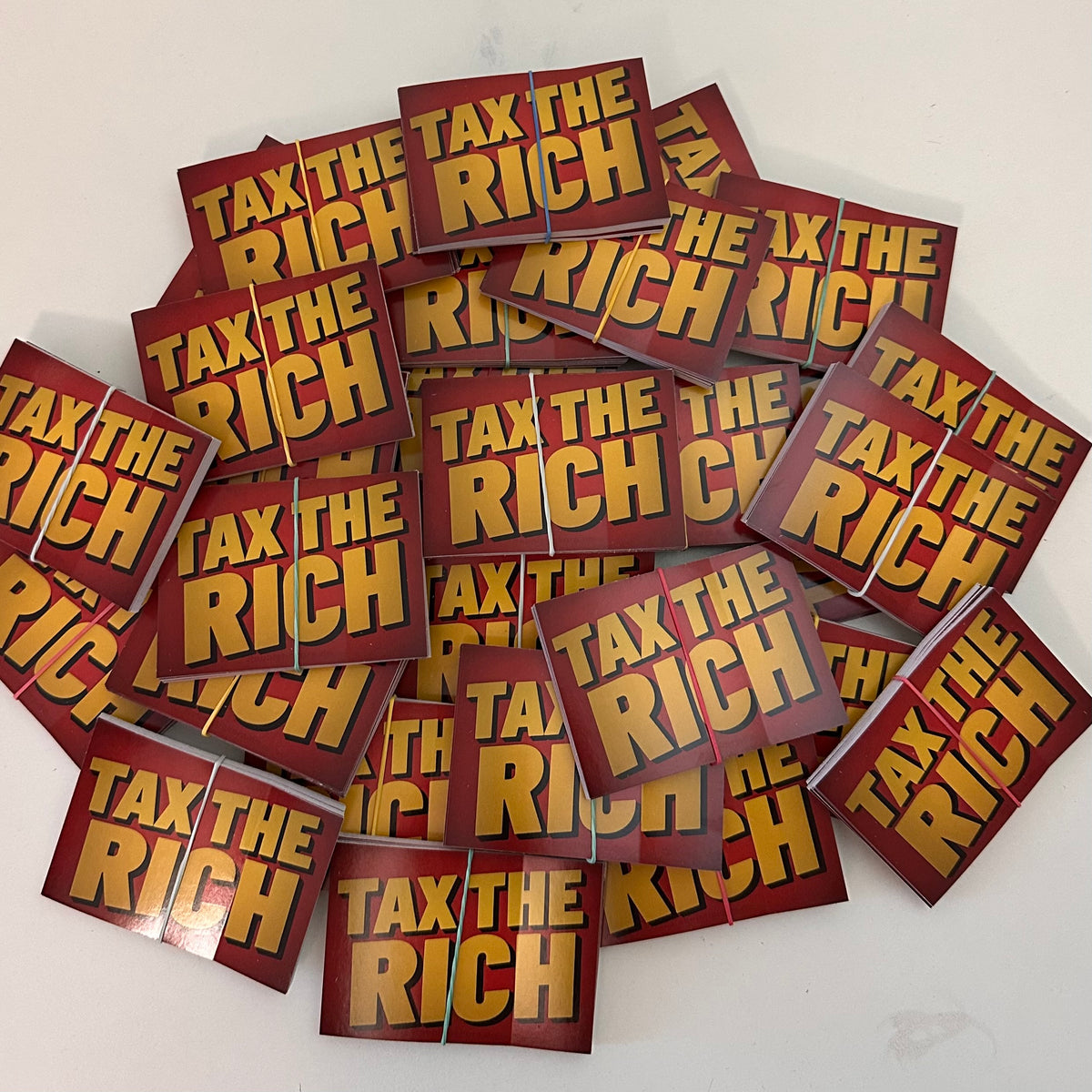 Sticker „Tax the Rich"